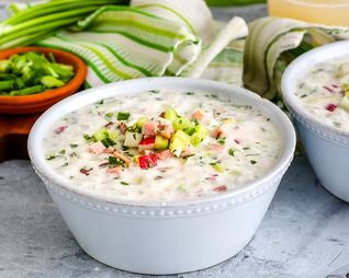 Окрошка с квасом