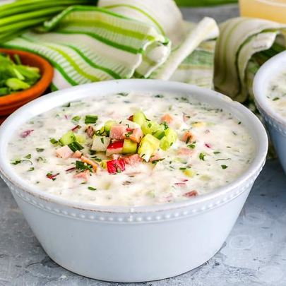 Окрошка с квасом