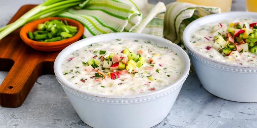 Рецепт окрошки с квасом