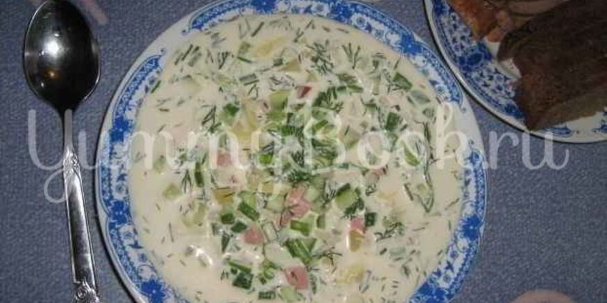 Рецепт окрошки с майонезома