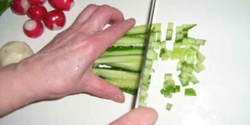 окрошка с майонезом