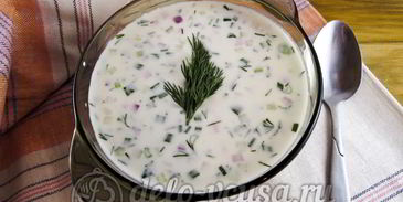 окрошка с редиской