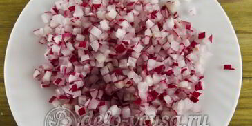 окрошка с редиской