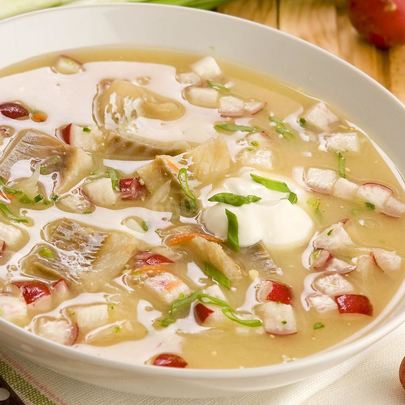 Окрошка с воблой