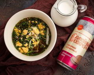 Окрошка зеленая