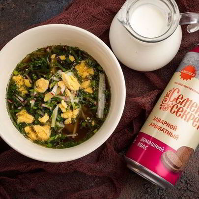 Окрошка зеленая