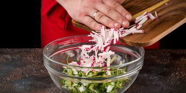 окрошка зеленая