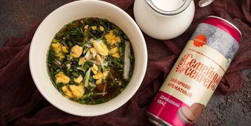 окрошка зеленая