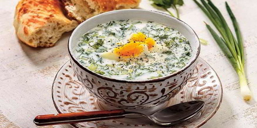 Рецепт овдуха — азербайджанской окрошки