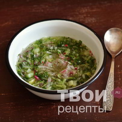 Постная окрошка