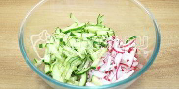 салат окрошка