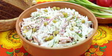 салат окрошка