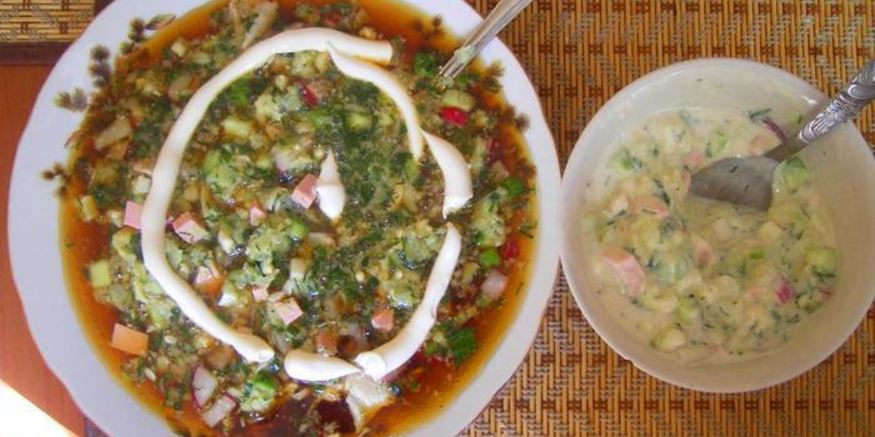 Рецепт универсальной окрошки