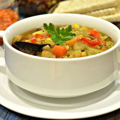 Густой овощной суп