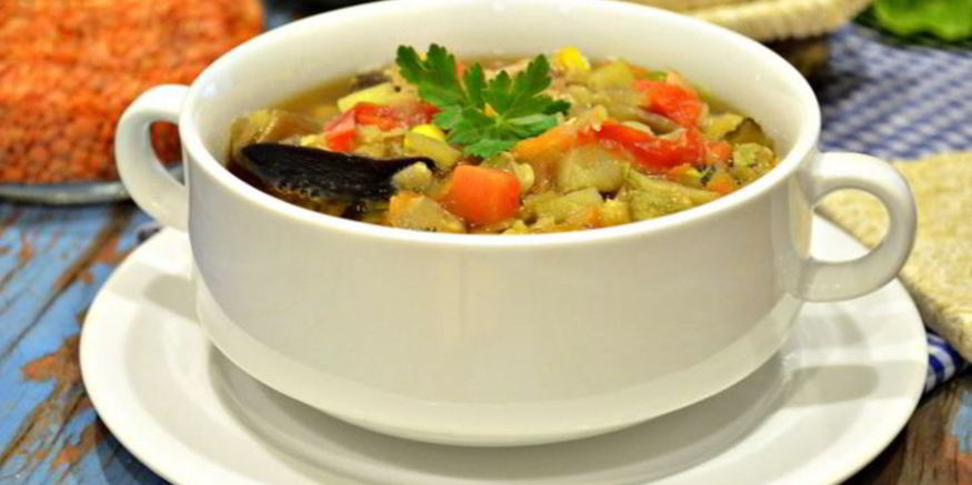 Рецепт густого овощной суп