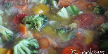 куриный суп с овощами