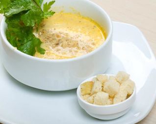 Луковый овощной крем-суп