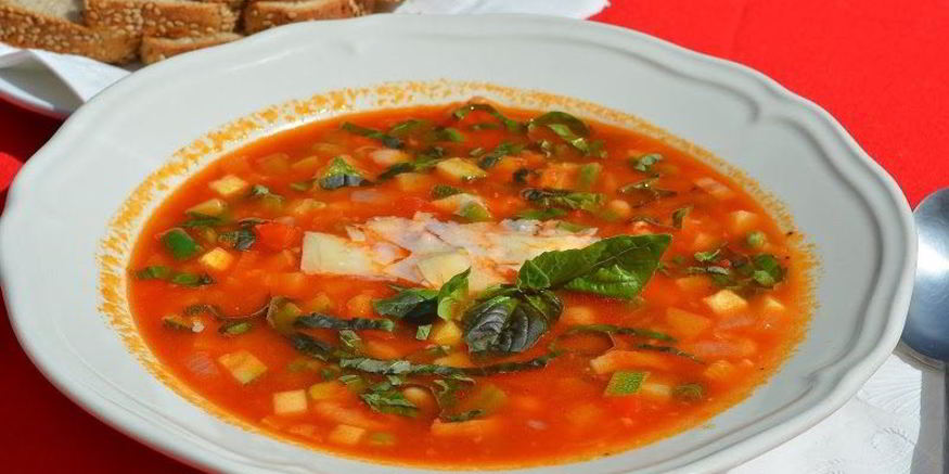 Рецепт минестроне с беконом
