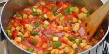 минестроне с беконом