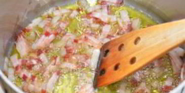 минестроне с беконом