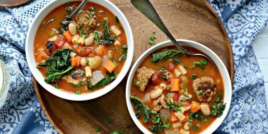 Рецепт минестроне с индейкой