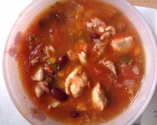 Минестроне с куриной грудкой