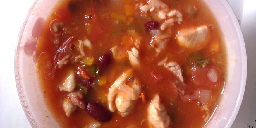 Рецепт минестроне с куриной грудкой