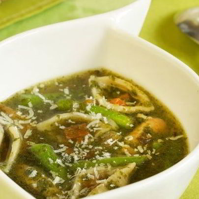 Минестроне с курицей