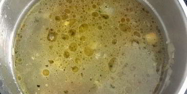 минестроне с рисом и песто из руколы