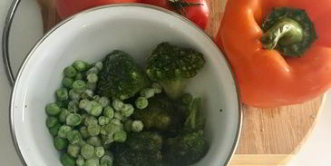 минестроне с рисом и песто из руколы