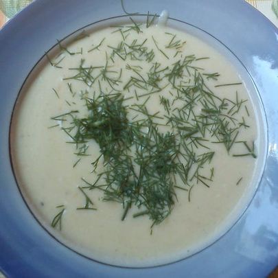 Овощной крем-суп с плавленным сырком