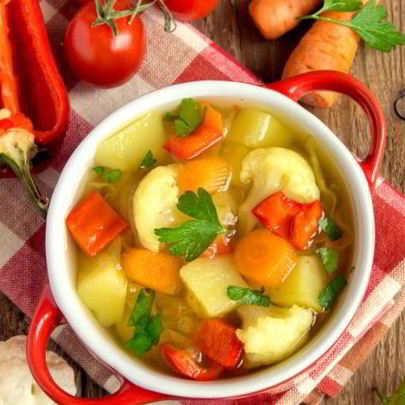 Овощной суп из цветной капусты