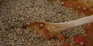 овощной суп с чечевицей