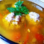 Рецепт Овощного супа с фрикадельками