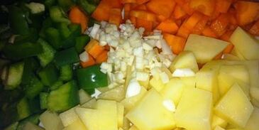 овощной суп с фрикадельками