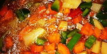 овощной суп с фрикадельками