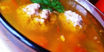 овощной суп с фрикадельками