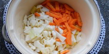 овощной суп с гречкой и куриным фаршем