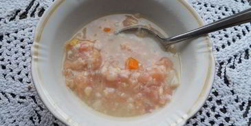 овощной суп с гречкой и куриным фаршем