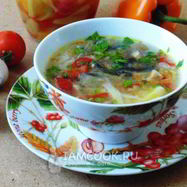 Рецепт Овощного супа с грибами