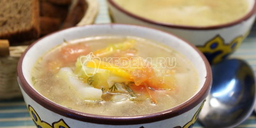 Рецепт овощного супа с курицей