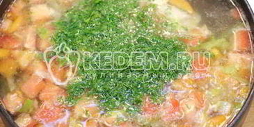 овощной суп с курицей