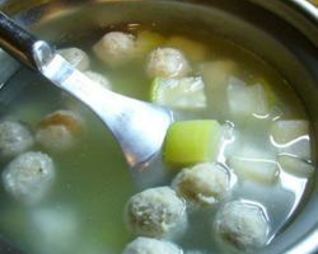 Овощной суп с мясными фрикадельками