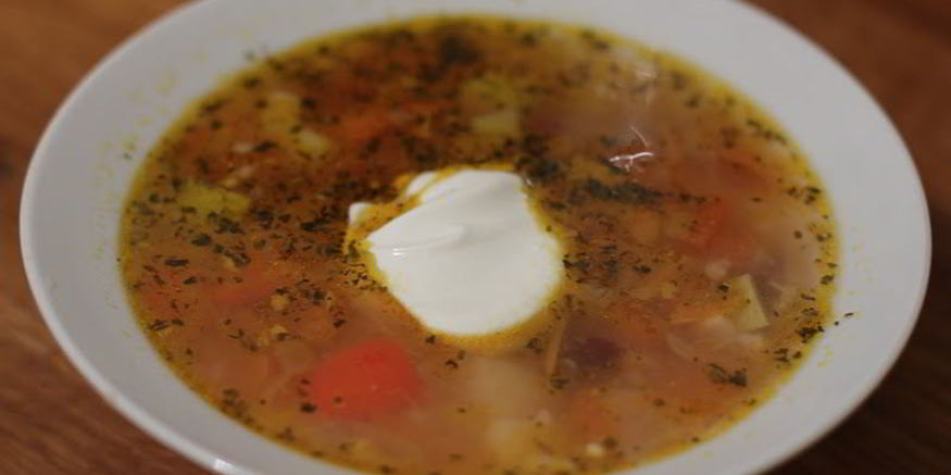 Рецепт овощного супа с орегано