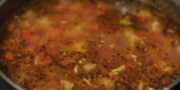 овощной суп с орегано