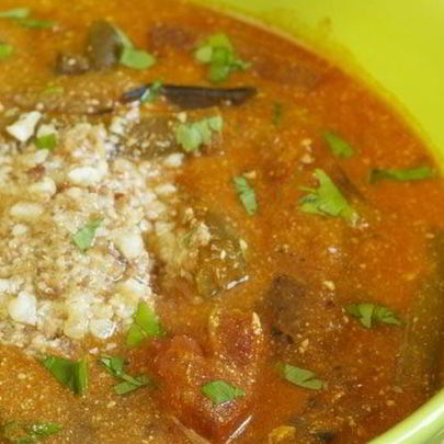 Овощной суп с орехами