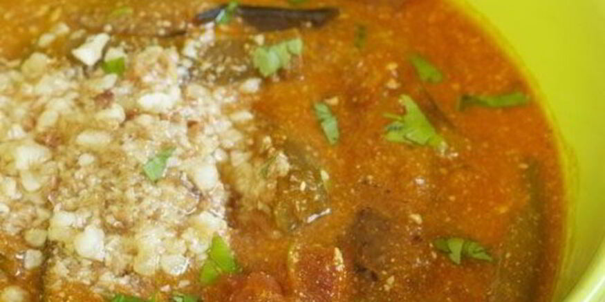 Рецепт овощного супа с орехами