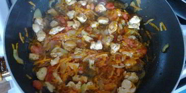 овощной суп с рисом и куриным филе