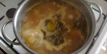 овощной суп с рисом и куриным филе