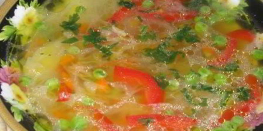 Рецепт овощного супа веселенького